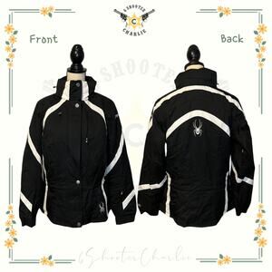 Spyder Black and White Ski Jacket